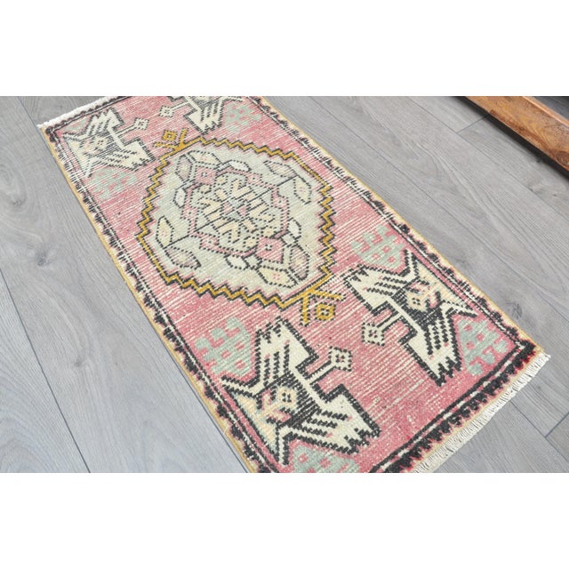 1960s Bohemian Vintage Handknotted Rug For Sale - Image 5 of 6