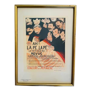 Vallotton French Poster by Les Maîtres De L’Affiche Ah La Pé La Pé La Pépinierè