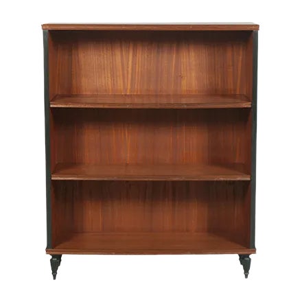 Italian Art Deco Mahogany Bookcase, 1930s For Sale