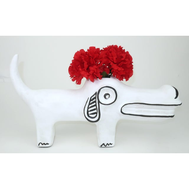 Spot the Dog Ceramic Vase by Xiang Yang for Currey & Company For Sale - Image 11 of 11