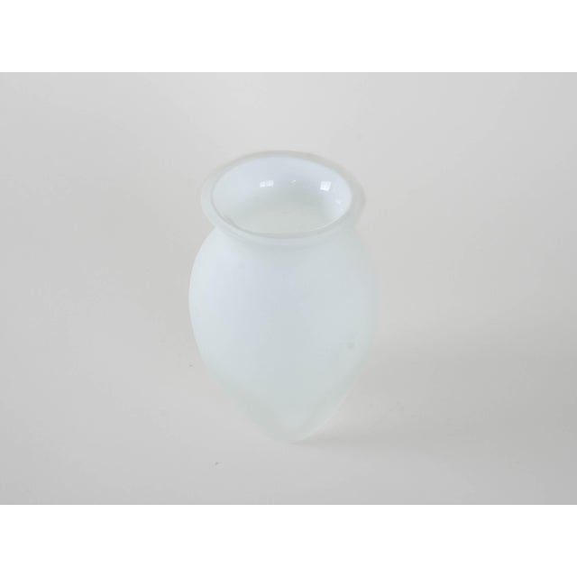 Vintage Danish Glass Vase by Lin Utzon for Rosendahl, 2000s For Sale - Image 3 of 8