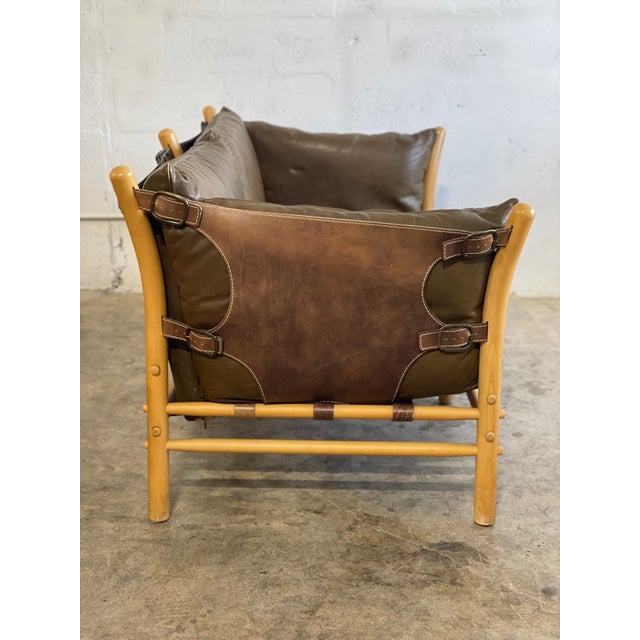 Arne Norell Ilona Safari Loveseat Danish Modern For Sale - Image 12 of 16