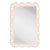 Fleur Home Garden District Satsuma Rectangle Mirror in Pink Ground, 24x36 For Sale