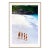 Toni Frissell 'Beachgoers in Bermuda' Archival Pigment Print Framed in Brown For Sale