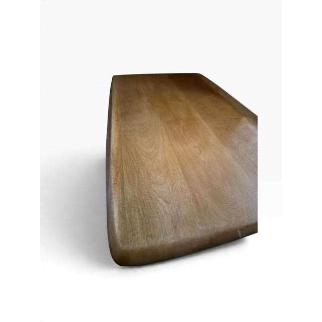 Vintage MCM Authentic Heywood-Wakefield 319-G Champagne Coffee Table Signed For Sale - Image 12 of 12
