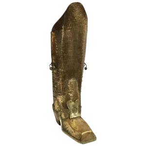 Patinated Brass Boot Shaped Umbrella Stand, Italy, 1960s