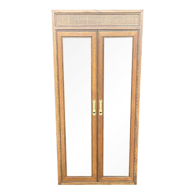 Late 20th Century 26" Finished 2 Door Vintage Hutch Top For Sale