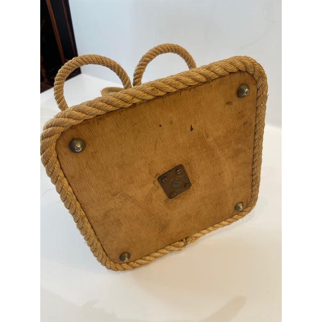 Adrien Audoux & Frida Minet, 1960s Rope Bottle Holder For Sale - Image 12 of 12