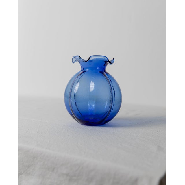 Vintage Uranium Glass Vase from Hazel Atlas, Italy, 1930s For Sale - Image 11 of 11