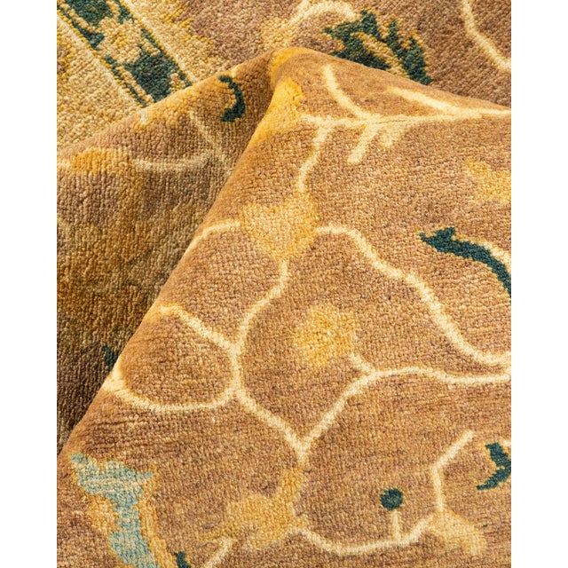 Textile Mogul, One-of-a-Kind Hand-Knotted Area Rug - Brown, 6' 0" x 9' 5" For Sale - Image 7 of 8