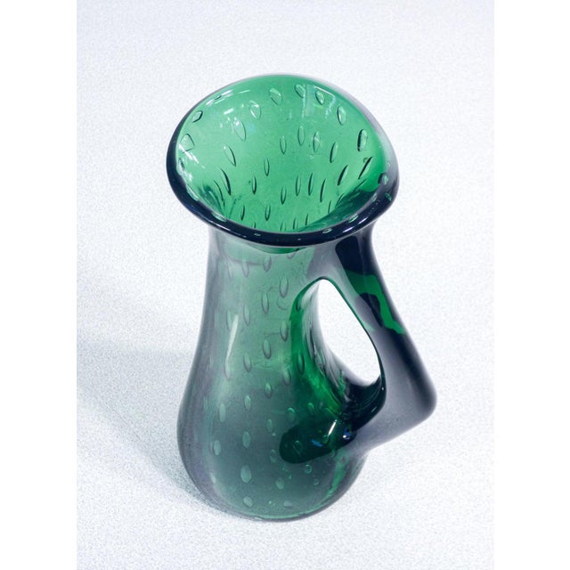 Murano Blown Glass Bullicante Vase For Sale - Image 15 of 18