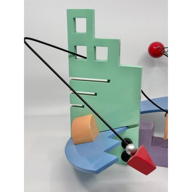 A lovely post modern sculpture by the noted artist Bob Stimmel. Titled “Urban Reverie II” on the base and numbered 19/50....