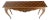 Parquetry Inlay Top Cabriole Leg Scallop Ornament Chestnut Console Sofa Table For Sale