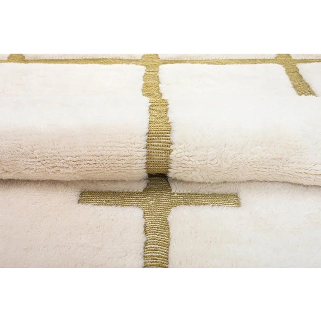 Hand-Knotted Wool Premium Rug by Azele Studio For Sale - Image 10 of 11