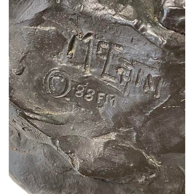 “Prayer to the Healing Spirit” Native American Bronze Signed (Buck