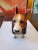 Art Deco Antique Porcelain Dachshund Dog Sculpture Signed For Sale - Image 3 of 5