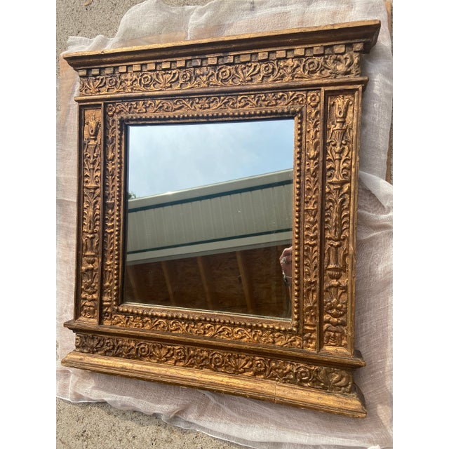19th Century French Carved Giltwood Rococo Style Mirror For Sale - Image 11 of 12