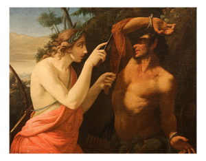 Circle of Pompeo Girolamo Batoni, Apollo and Marsyas, 1770, Oil on Canvas