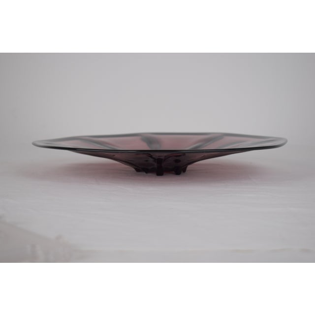 Red Glass Plate, Murano, 1930, Vittorio Zecchin For Sale - Image 8 of 8