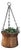 Hand-Hammered Copper Hanging Planter With Forged Iron Chain 12" For Sale
