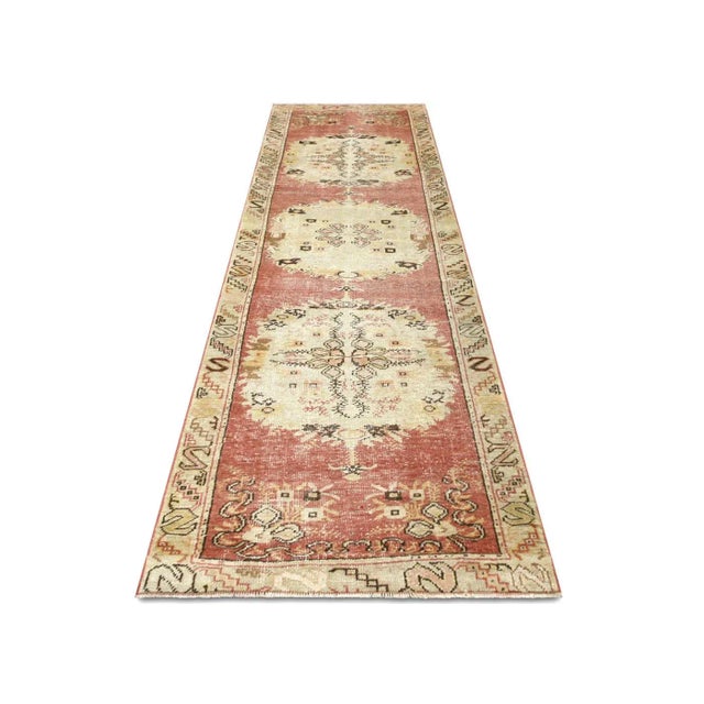 1960s 1960s Turkish Oushak Runner For Sale - Image 5 of 7