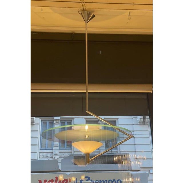 1980s Olympia Pendant Lamp attributed to Daniela Puppa for Fontana Arte, 1980s For Sale - Image 5 of 7