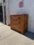 Antique Victorian Eastlake Oak Three-Drawer Chest With Brass Hardware For Sale - Image 4 of 12