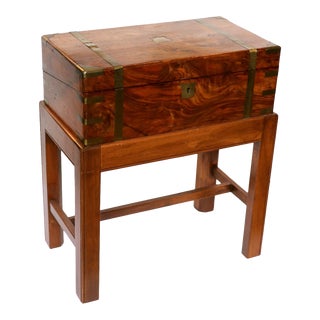 Antique Lap Desk With Stand For Sale