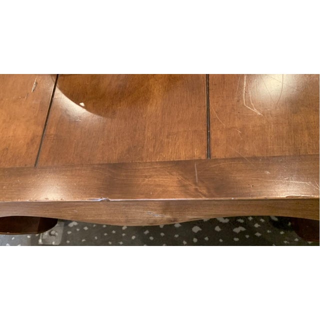 Mid 20th Century Kang Style Plank Top Elmwood Coffee Table For Sale In New York - Image 6 of 11