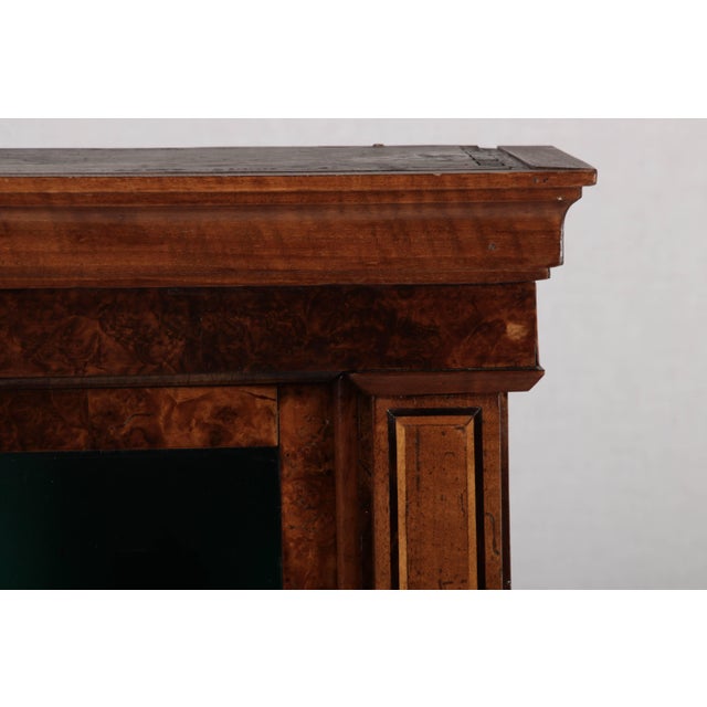 Small Antique Hanging Display Cabinet in Walnut, 1800 For Sale - Image 6 of 18