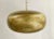 Metal Boho Chic Style Oval Brass Pendant or Lantern, a Pair For Sale - Image 7 of 13