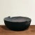 A fantastic large Japanese bowl carved of one piece of pine and with a beautiful Yakisugi, or burned wood, finish....
