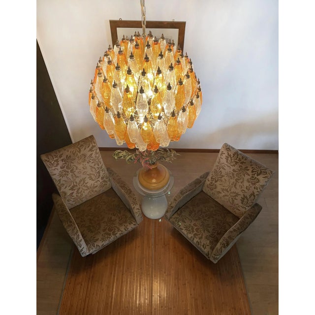 Spherical Murano Glass Chandelier, 1981 For Sale - Image 18 of 18