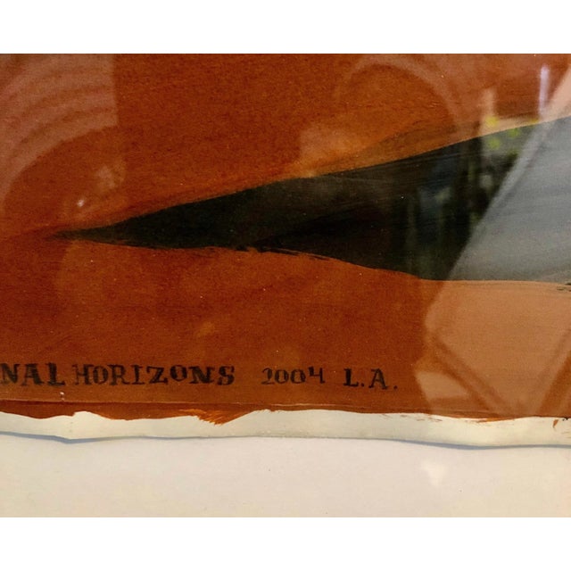 Plastic Scoli Acosta Large Contemporary Mixed Media Painting LA Artist External Horizons 2004 For Sale - Image 7 of 12