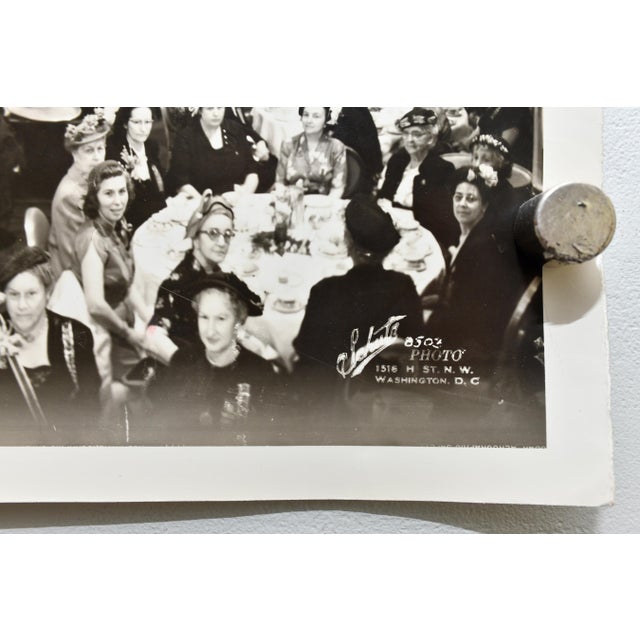 This original large-format panoramic photograph, approximately 36" wide, documents the New York Luncheon of the 60th...