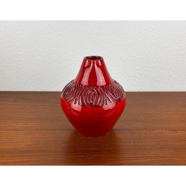Mid-Century Italian Ceramic Carafe Vase, 1960s For Sale - Image 16 of 18