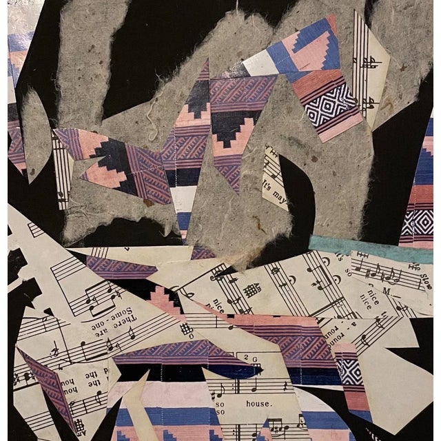 John Rozelle (American, 1944-) Grant Series II #5, Collage, 1988 Hand signed, dated and titled in pencil Provenance:...