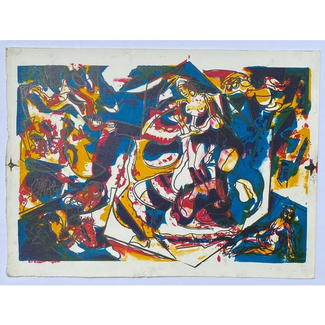 Mid-Century Modern 1960s Cathal O'Toole Mid-Century Female Nude Lithograph For Sale - Image 3 of 3