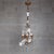 1950s Antique Chandelier in Ceramic and Iron, 1950s For Sale - Image 5 of 18