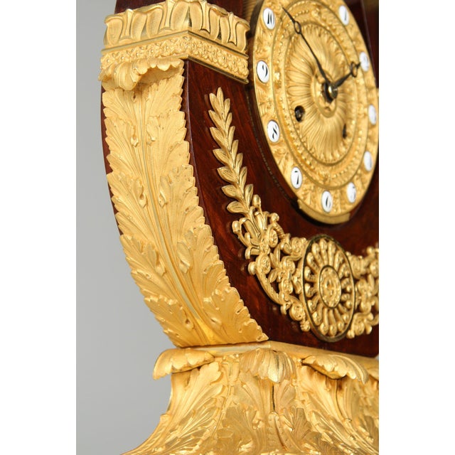 Early 19th Century Antique Lyre Mantel Clock, 1825 For Sale - Image 5 of 16