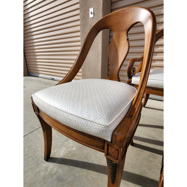 Mid 20th Century Karges Wooden Arched Back Dining Chairs Set of 6