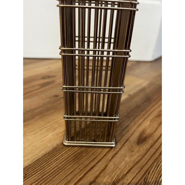 1980s Silver-Toned Metal Wire Model of London's Big Ben Clock Tower For Sale In New York - Image 6 of 9