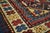 19th Century Antique Ganje Kazak Rug 3'11'' X 6'9'' For Sale - Image 5 of 8
