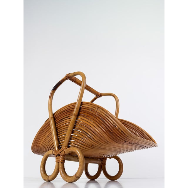 Mid-Century Modern Italian Riviera Magazine Rack from Vivai Del Sud, 1960s For Sale - Image 10 of 18
