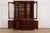 1980s 1980sKindel Furniture French Louis Philippe Lighted Breakfront Bookcase Cabinet For Sale - Image 5 of 11