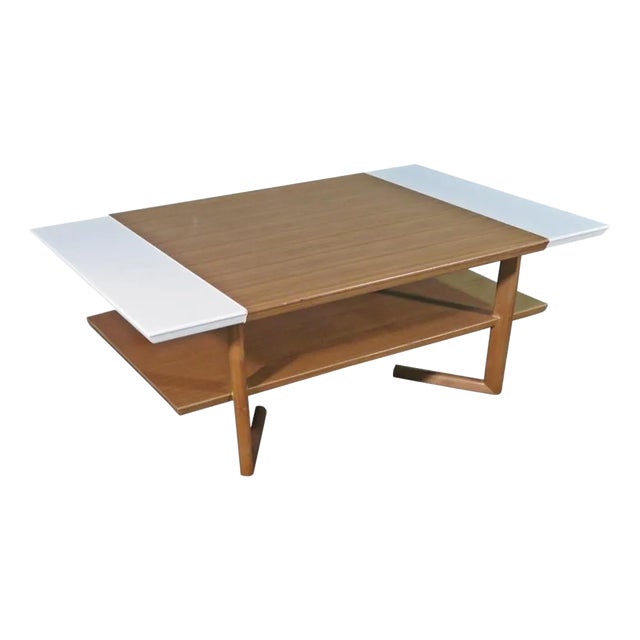 Vintage Two-Tiered Coffee Table For Sale