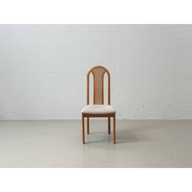 Vintage Dining Chairs with Viennese Caning from Lübke, 1980s, Set of 6 For Sale - Image 9 of 18
