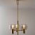 Brass & Glass Pendant Light in the style of Jakobsson, 1970s For Sale - Image 6 of 13
