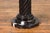 Pair of Black Carrara Marble Twisted Pedestals with Bronze Corinthian Capitals For Sale In New York - Image 6 of 15