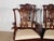 Set of 8 Maitland Smith Mahogany Chinese Chippendale Medallion Dining Chairs For Sale - Image 14 of 16